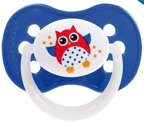 Фото Canpol Пустышка симметричная, силиконовая, Owl, 1 шт., 6-18 месяцев