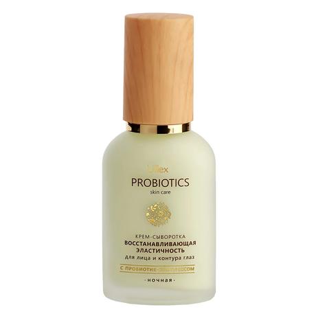 Фото Улекс Пробиотикс, ночная крем-сыворотка для лица и контура глаз, восстанавливающая эластичность 40 мл