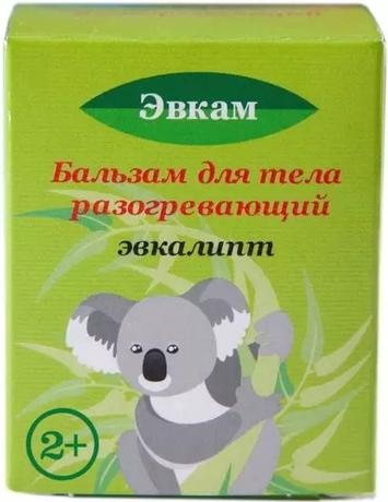 Фото Эвкам, бальзам для тела разогревающий для детей (с 2 лет), 25 мл