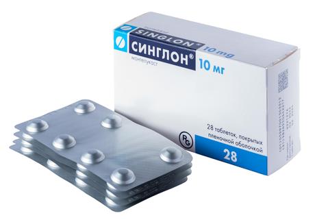 Фото Синглон таблетки, покрытые пленочной оболочкой 10 мг, 28 шт.