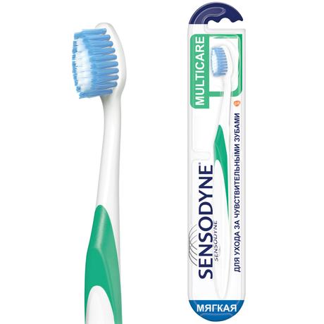 Фото Зубная щетка Sensodyne Комплексная Защита для чувствительных зубов для деликатной чистки, Мягкая, в ассортименте