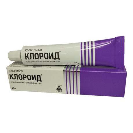 Фото Клороид, мазь для наружного применения 0,05%, туба 25 г