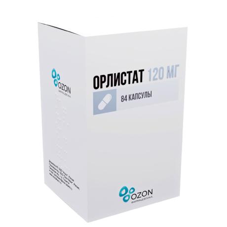 Фото Орлистат, капсулы 120 мг, 84 шт.