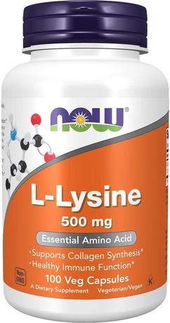 Фото Now L-Lysine+, капсулы 500 мг, 100 шт.