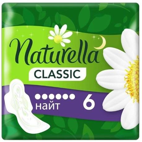 Фото Прокладки Naturella Classic Camomile Night, 6 шт.