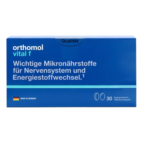 Фото Ортомоль Витал ф, таблетки + капсулы курс 30 дней, 30 шт.