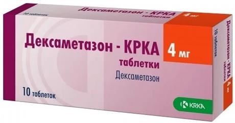 Фото Дексаметазон-КРКА, таблетки 4 мг, 10 шт.