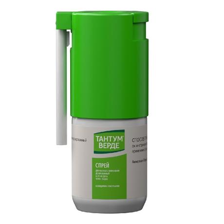 Фото Тантум Верде, спрей 0.255 мг/доза, 30 мл