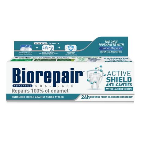 Фото Biorepair Active Shield/Активная защита эмали зубов против кариеса, 75 мл 