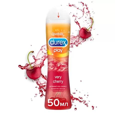 Фото durex Play Very Cherry, гель-смазка со сладким ароматом вишни, 50 мл