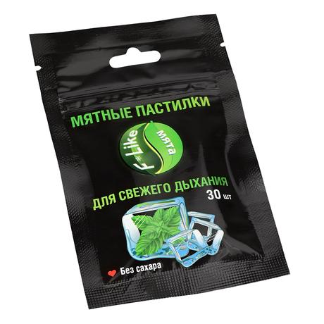 Фото FLIKE, пастилки для свежего дыхания (мята), 30 шт.
