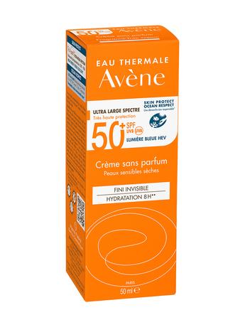 Фото Avene солнцезащитный крем SPF 50+ без отдушек, 50 мл