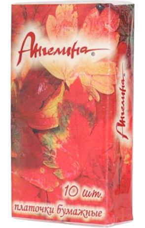 Фото Ангелина, платочки бумажные, 10 шт.