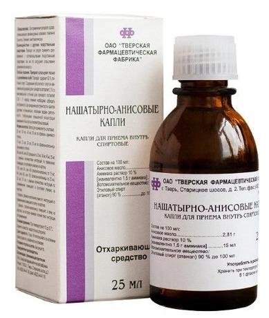 Фото Нашатырно-анисовые капли, 25 мл