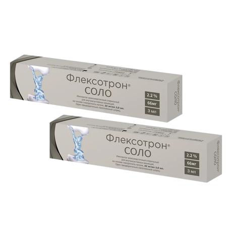 Фото Набор 2уп Флексотрон Соло 2.2% 22мг/мл шприц 3мл