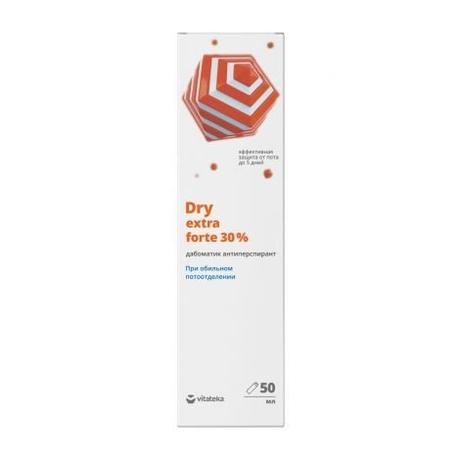 Фото Vitateka/Витатека антиперспирант Dry Extra Forte 30% (водный) дабоматик дезодорант 50 мл №1
