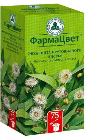 Фото Эвкалипта прутовидного листья, 75 г