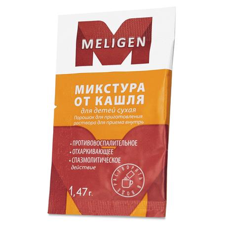 Фото Микстура сухая от кашля, порошок для приготовления раствора 1,47 г, 10 шт.