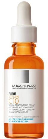 Фото La Roche-Posay Vitamin C10, Антиоксидантная сыворотка для обновления кожи 30 мл, 1 шт.