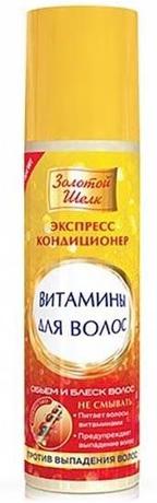 Фото Золотой шелк, витамины для волос, экспресс-кондиционер против выпадения волос, 200 мл, 1 шт.