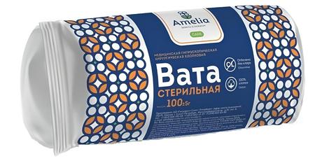 Фото Вата хирургическая стерильная Амелия, 100 г