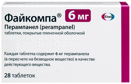 Фото Файкомпа, таблетки, покрытые пленочной оболочкой, 6 мг, 28 шт.