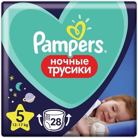 Фото Подгузники-трусики Памперс Pants Night Джуниор (12-17 кг), 28 шт.