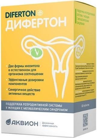 Фото Дифертон, таблетки 1,43 г, 60 шт.
