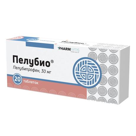Фото Пелубио, таблетки 30 мг, 20 шт.