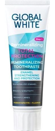 Фото Global White, зубная паста реминерализирущая, 100 г