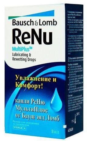 Фото ReNu Multi Plus, раствор для контактных линз, 8 мл