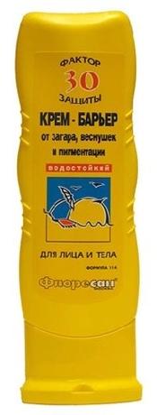 Фото Флоресан Формула 114, крем-барьер, фактор защиты 30, для лица и тела, 125 мл