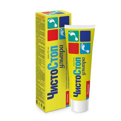 Фото ЧистоСтоп Ультра, крем для рук и ног, 30 мл