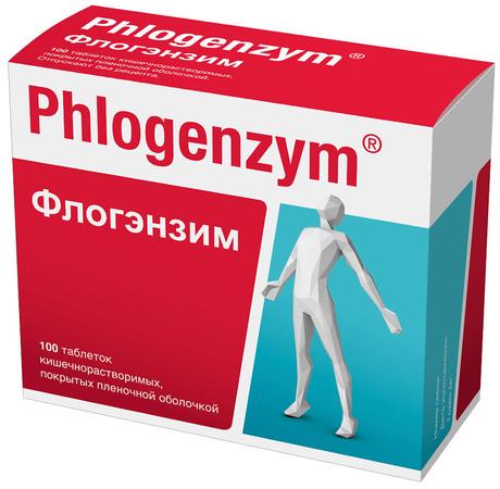 Фото Флогэнзим, таблетки в пленочной оболочке кишечнорастворимые, 100 шт.