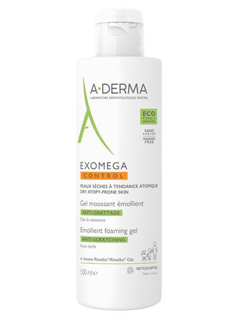 Фото A-Derma Exomega Control гель смягчающий, пенящийся для сухой кожи, 500 мл