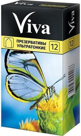 Фото Viva, презервативы ультратонкие, 12 шт.