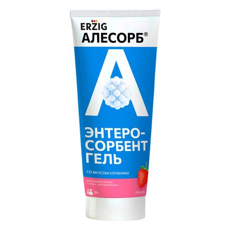 Фото Алесорб Энтеросорбент гель Эрциг, для приема внутрь (со вкусом клубники), туба 230 г