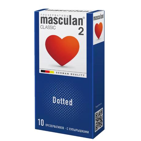 Фото Masculan Classic, презервативы с пупырышками, 10 шт.