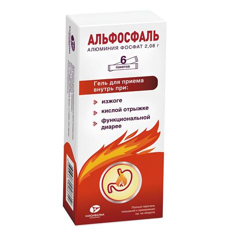 Фото Альфосфаль, гель для приема внутрь 2,08 г пакетик 16 г, 6 шт.