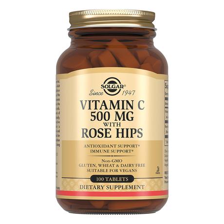 Фото Солгар Витамин C и шиповник, таблетки 500 мг, 100 шт.