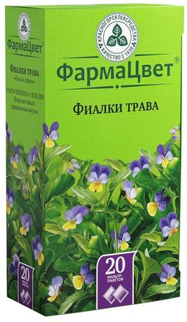 Фото Фиалки трава, пакетики 1,5 г, 20 шт.