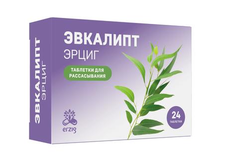 Фото Эвкалипт, таблетки, 24 шт.