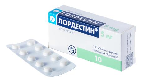 Фото Лордестин, таблетки покрыт. плен. об. 5 мг, 10 шт.