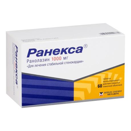 Фото Ранекса, таблетки пролонгированного действия, покрыт. плен. об. 1000 мг, 60 шт.