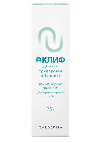 Фото Аклиф, крем 50 мкг/г, флакон 75 г