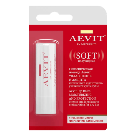 Фото AEVIT BY LIBREDERM гигиеническая помада Увлажнение и защита 4 г