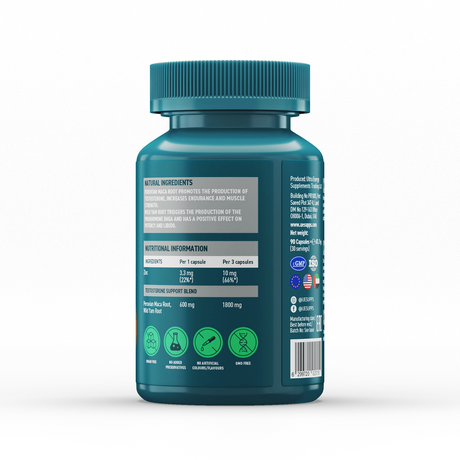 Фото UESUPPS Ультра Энерджи Тестобуст, капсулы, 90 шт.