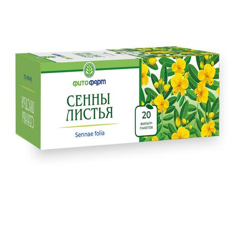 Фото Сенны листья, пакетики 1.5 г, 20 шт. (Фитофарм)