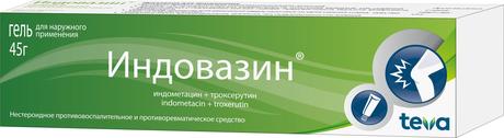 Фото Индовазин, гель, 45 г