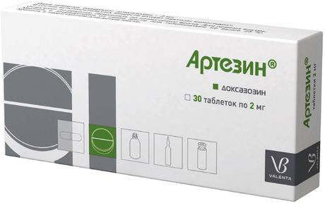 Фото Артезин, таблетки 2 мг, 30 шт.